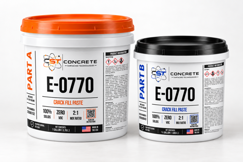 E-0770 Part A and Part B crack fill paste kit