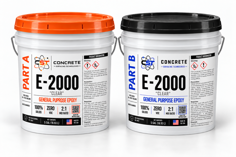 E-2000 Part A and Part B 100% solids epoxy kit